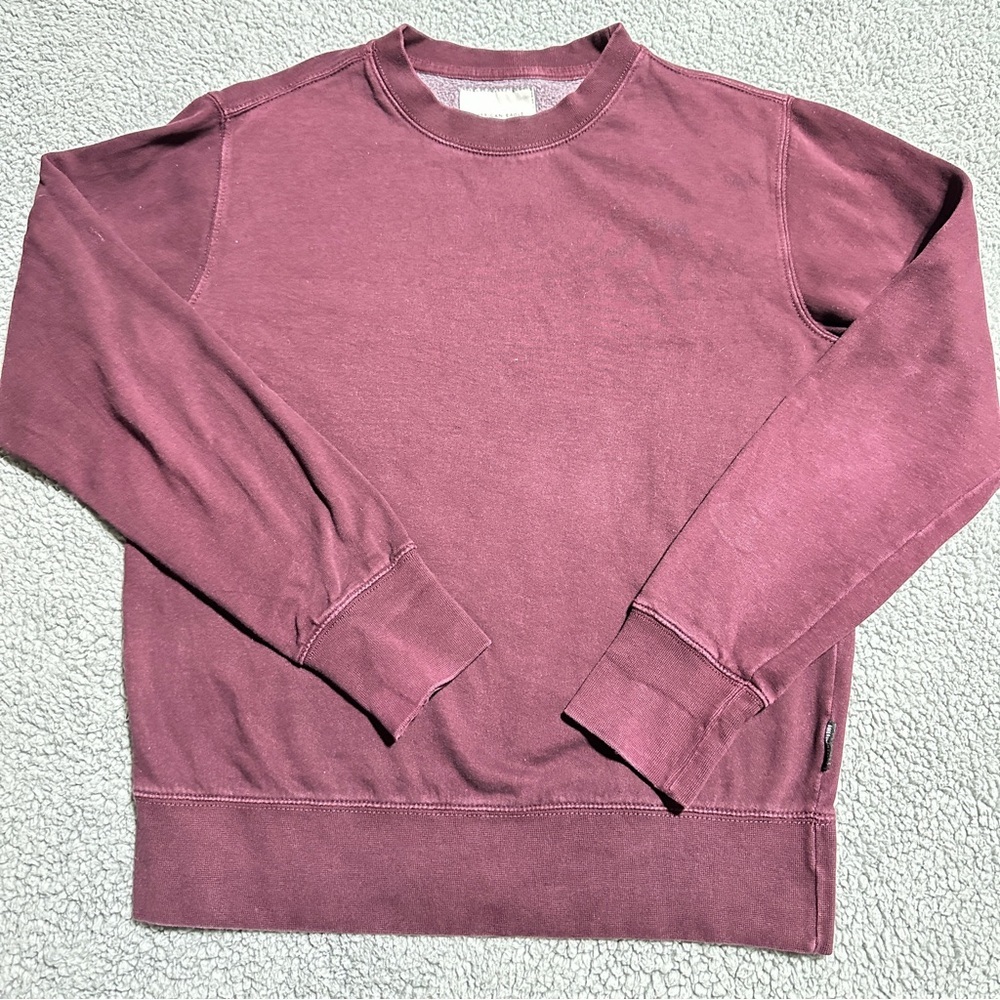American Eagle Super Soft Crewneck Sweatshirt Maroon Size S Men’s Pullover